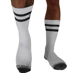 Breedwell Chaussettes-Chaussettes Mi-Mollet Gymnetixxx Blanches