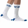 TOF Paris Chaussettes-Chaussettes Sport Blanc - Bleu