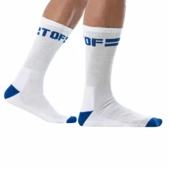 TOF Paris Chaussettes-Chaussettes Sport Blanc - Bleu