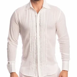 L'Homme invisible Chemises / Polos-Chemise Amalfi Blanche
