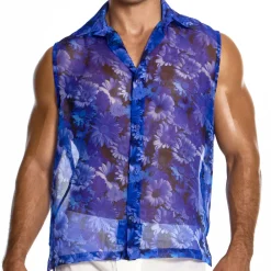 Modus Vivendi Chemises / Polos-Chemise Daisies Bleue