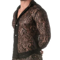 TOF Paris Chemises / Polos-Chemise en Dentelle Noire
