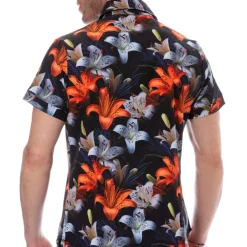 SKU Chemises / Polos-Chemise Tropical Summer Noire
