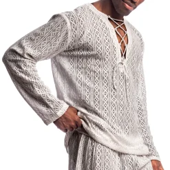 L'Homme invisible Hauts|Chemises / Polos-Chemise Tunique Nireo Blanche