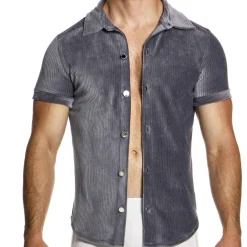 Modus Vivendi Chemises / Polos-Chemisette Corduroy Gris