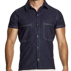 Modus Vivendi Chemises / Polos-Chemisette Denim Bleue