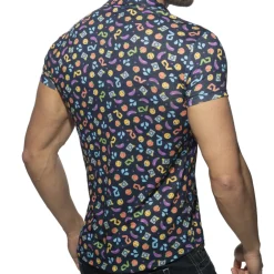 Addicted Chemises / Polos-Chemisette Emoji Bleu Marine