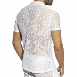 ES Collection Chemises / Polos-Chemisette Retro Ibiza Ivoire
