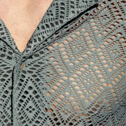 ES Collection Chemises / Polos-Chemisette Retro Ibiza Kaki