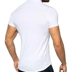 ES Collection Chemises / Polos-Chemisette Slim Fit Microfibre Blanche