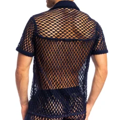 L'Homme invisible Hauts|Chemises / Polos-Chemisette Zephiro Bleu Marine