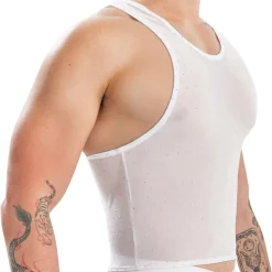 Sexy Boy Tenues Sexy|Débardeurs-Crop Top Night Glow Blanc