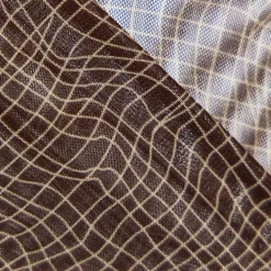 Modus Vivendi Débardeurs-Débardeur Abstract Résille Marron