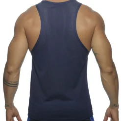 Addicted Débardeurs-Débardeur AD Mesh Marine