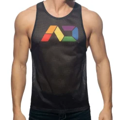 Addicted Débardeurs-Débardeur AD Rainbow Noir