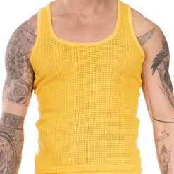 Barcode Débardeurs-Débardeur Alabin Jaune