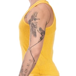 Barcode Débardeurs-Débardeur Alabin Jaune