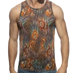 Addicted Débardeurs-Débardeur Animal Marron