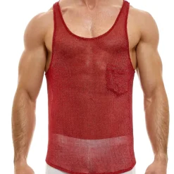 Modus Vivendi Tenues Sexy|Débardeurs-Débardeur Armor Rouge