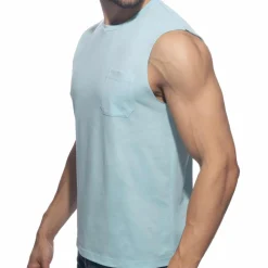 Addicted Débardeurs-Débardeur Basic Bleu Ciel