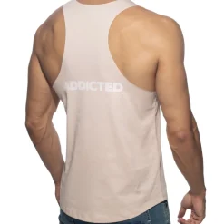 Addicted Débardeurs-Débardeur Basic Gym Rose