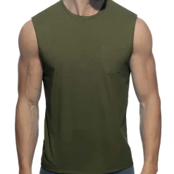 Addicted Débardeurs-Débardeur Basic Kaki