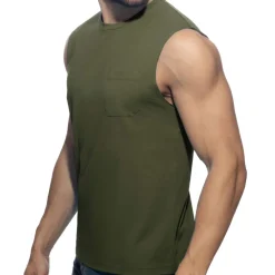 Addicted Débardeurs-Débardeur Basic Kaki