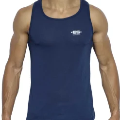 ES Collection Débardeurs-Débardeur Basic Marine