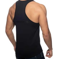 Addicted Débardeurs-Débardeur Col U Coton Noir