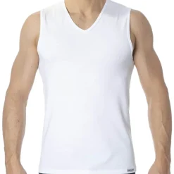 Doreanse Débardeurs-Débardeur Col V Essential Blanc