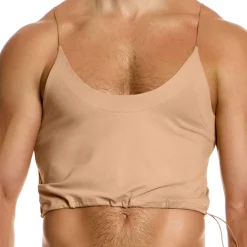 Modus Vivendi Débardeurs-Débardeur Crop Antibactérien Chair