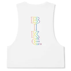 Bike Débardeurs-Débardeur Crop Pride Blanc