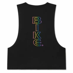 Bike Débardeurs-Débardeur Crop Pride Noir