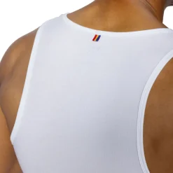 Bike Débardeurs-Débardeur Côtelé Blanc