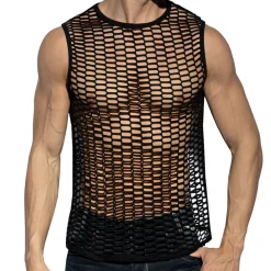 ES Collection Tenues Sexy|Débardeurs-Débardeur Fishing Line Noir