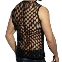 ES Collection Tenues Sexy|Débardeurs-Débardeur Fishing Line Noir