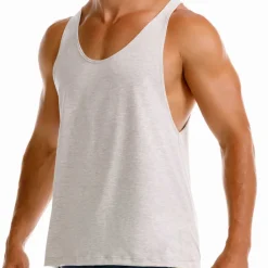 JOR Débardeurs-Débardeur Fitness Gris Chiné