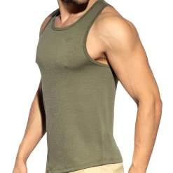 ES Collection Débardeurs-Débardeur Flame Vert Kaki