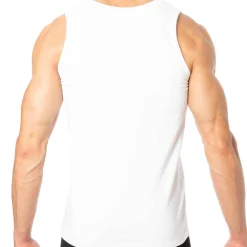 Garçon Français Débardeurs-Débardeur Logo Blanc