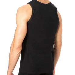 Garçon Français Débardeurs-Débardeur Logo Noir