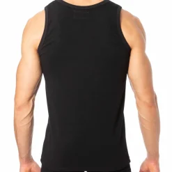 Garçon Français Débardeurs-Débardeur Logo Noir