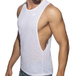 Addicted Débardeurs-Débardeur Low Rider Flame Blanc