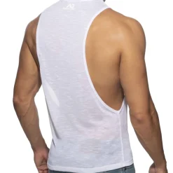 Addicted Débardeurs-Débardeur Low Rider Flame Blanc