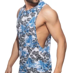 Addicted Débardeurs-Débardeur Low Rider Tropicana Bleu