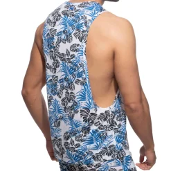 Addicted Débardeurs-Débardeur Low Rider Tropicana Bleu