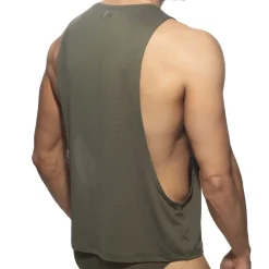 Addicted Débardeurs-Débardeur Low Rider Veloz Dry Kaki