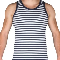 Garçon Français Débardeurs-Débardeur Marinière