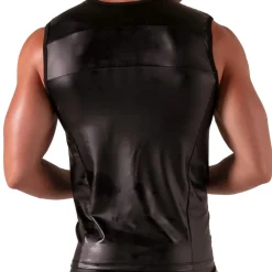 Absolu Male Tenues Sexy|Débardeurs-Débardeur Master Noir