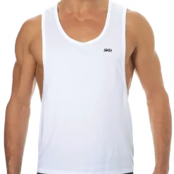 SKU Débardeurs-Débardeur Microfibre Blanc