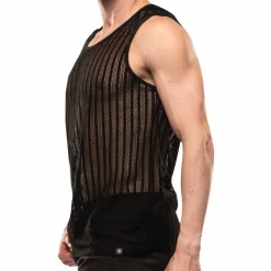 TOF Paris Débardeurs-Débardeur Mykonos Noir